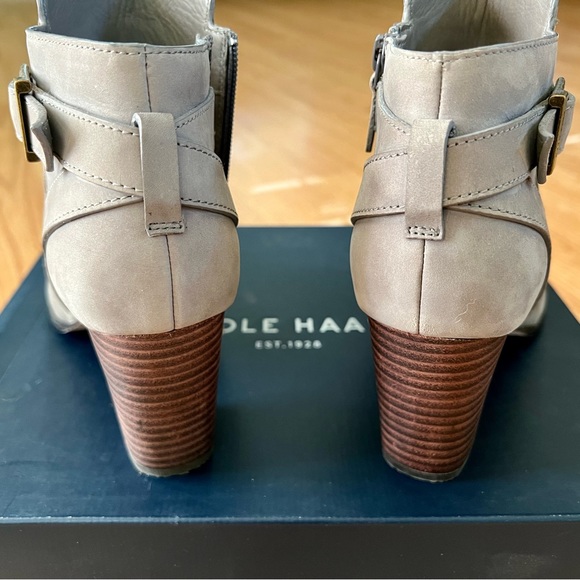 Cole Haan Cassidy Strap Bootie. Size 7. Ironstone Nubuck leather. - Picture 7 of 11